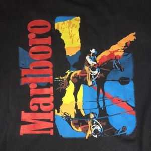 Vintage marlboro cowboy shirt XL